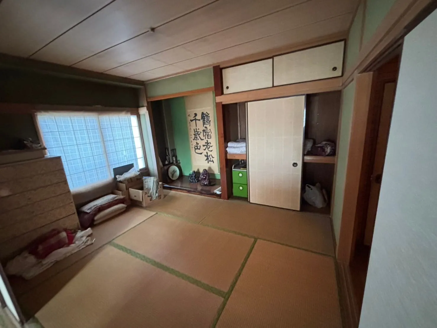 埼玉県春日部市の残置物回収前の和室