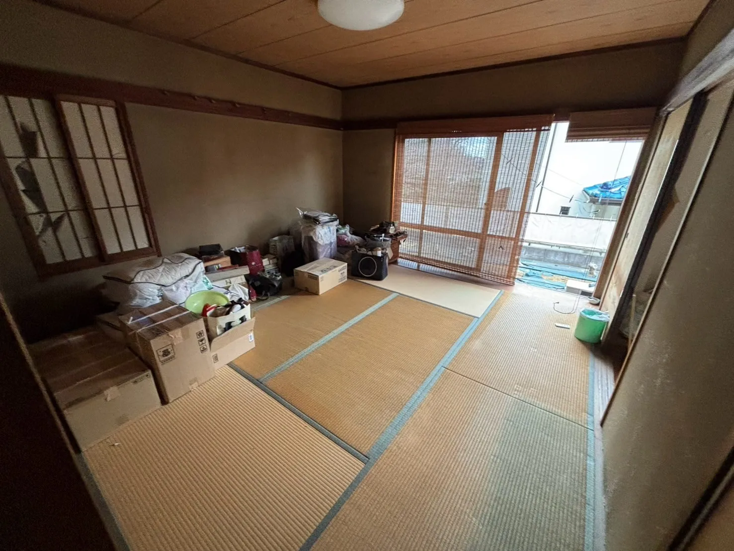 町田市残置物撤去を行った和室