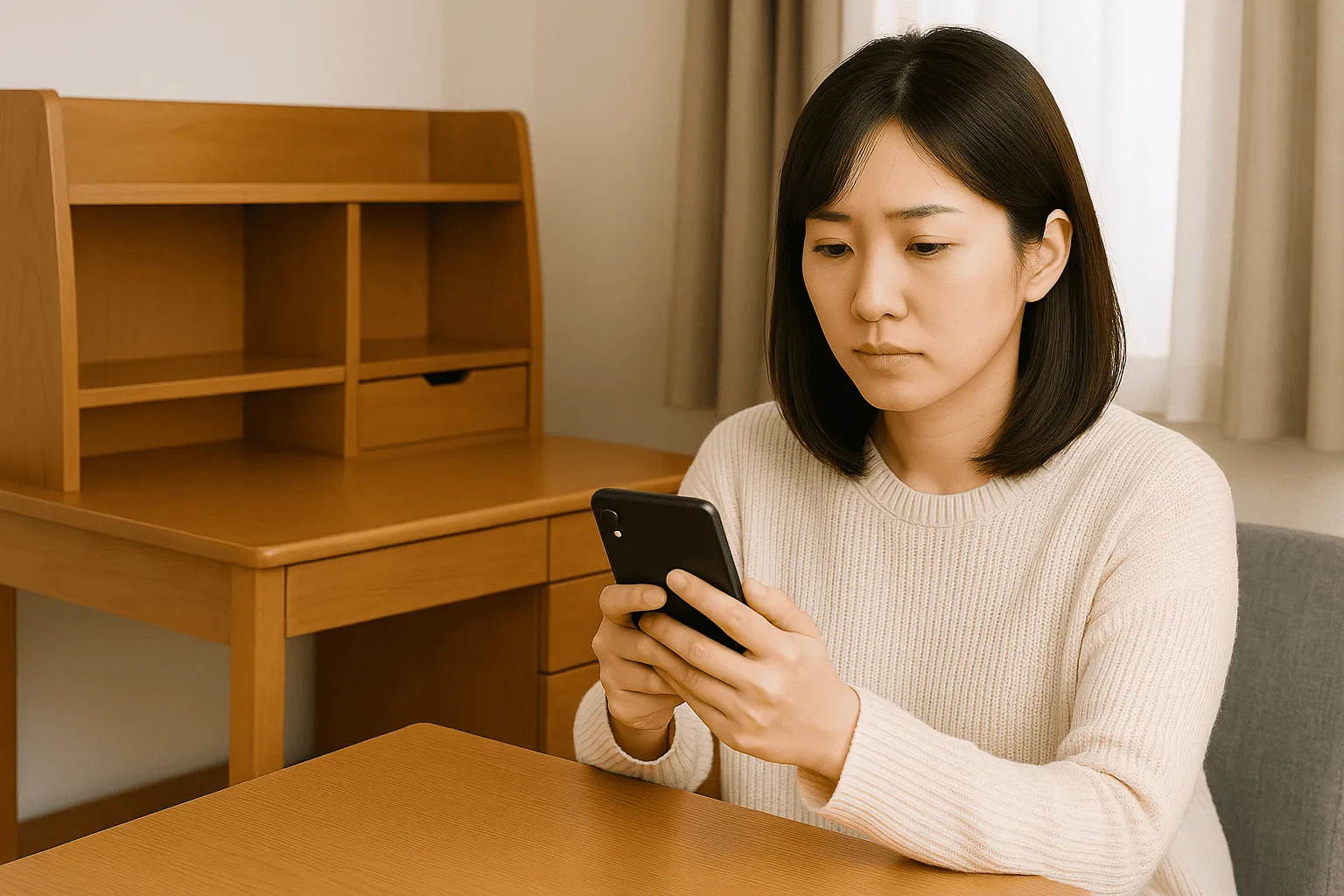学習机を買い替えようとしている人