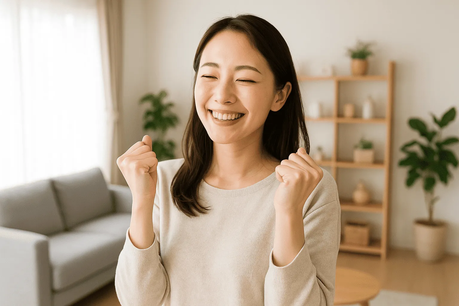 スッキリした空間を実現でき満足な人