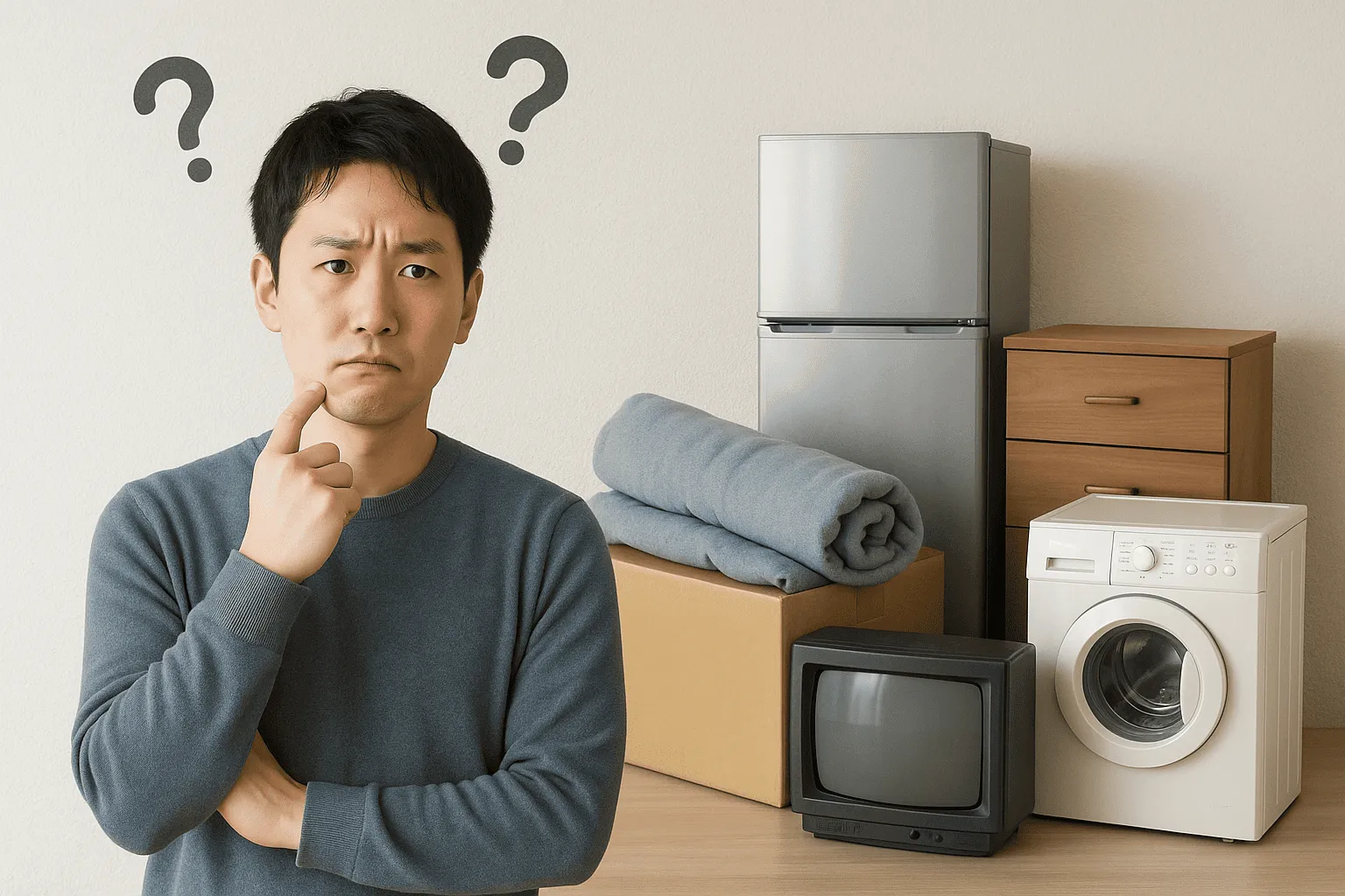 不用品回収について知識がない人の画像